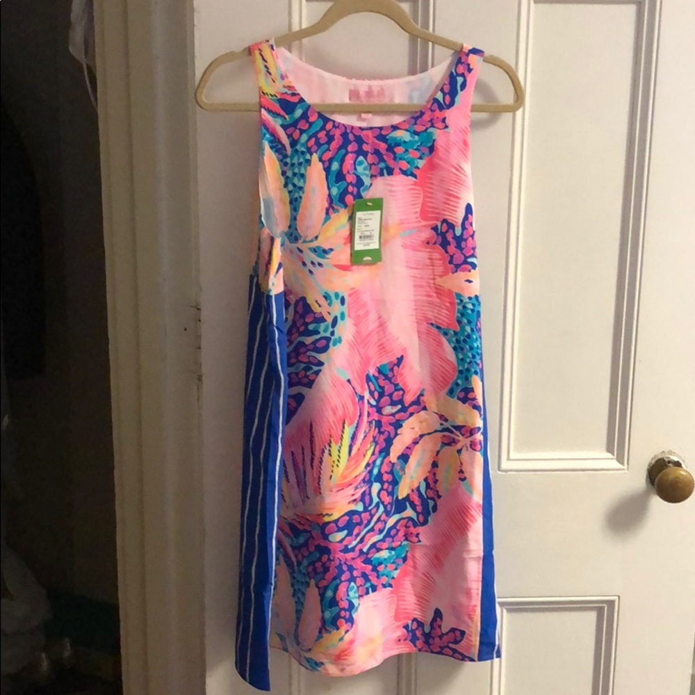 lilly pulitzer NWT silk shift dress
